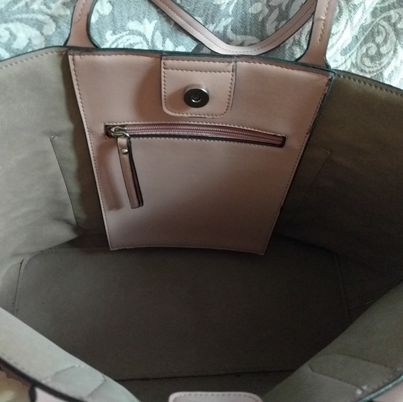 SOLD! ~Brand New! Beautiful Mauve Tote - Picture 4 of 7